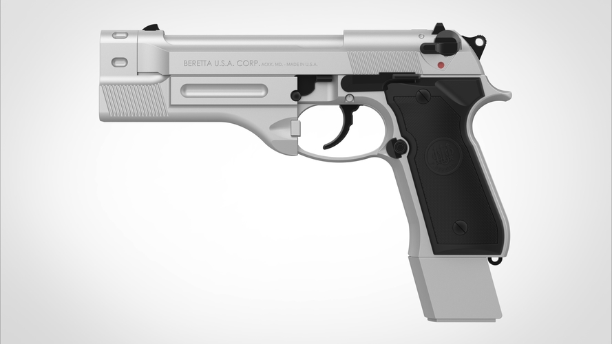 Pistol Beretta 92FS from the movie Underworld:Awakening 3D Print 407606