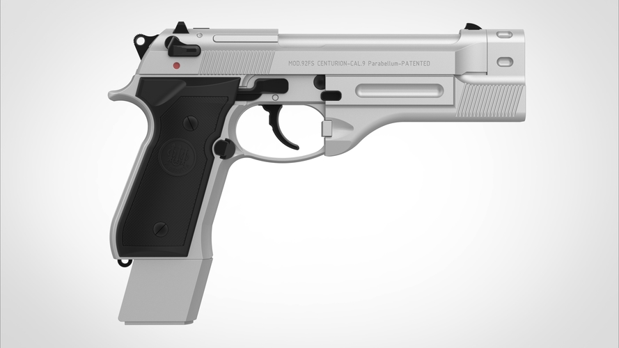 Pistol Beretta 92FS from the movie Underworld:Awakening 3D Print 407608