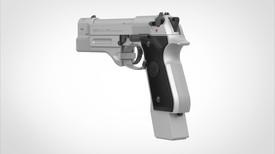 Pistol Beretta 92FS from the movie Underworld:Awakening 3D Print 407610