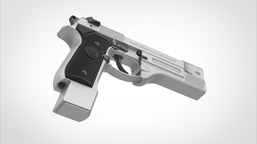 Pistol Beretta 92FS from the movie Underworld:Awakening 3D Print 407614
