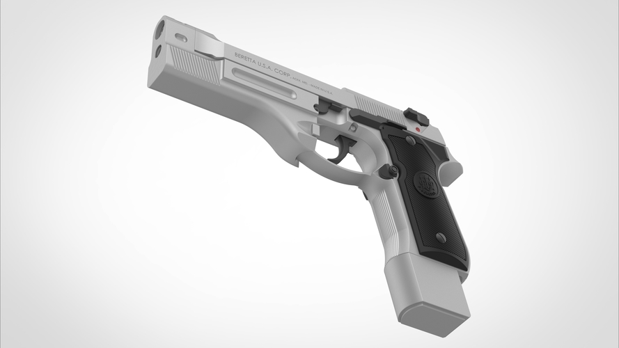 Pistol Beretta 92FS from the movie Underworld:Awakening 3D Print 407616