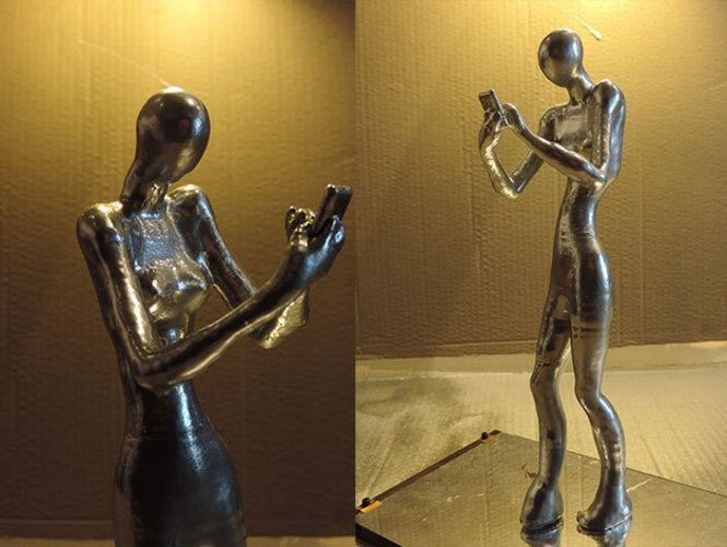 Phone Girl 3D Print 40762