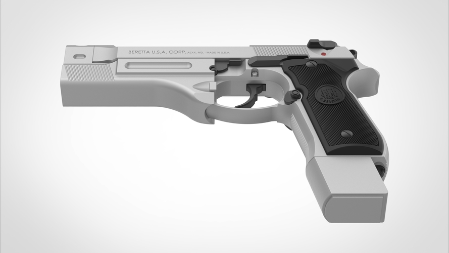 Pistol Beretta 92FS from the movie Underworld:Awakening 3D Print 407620