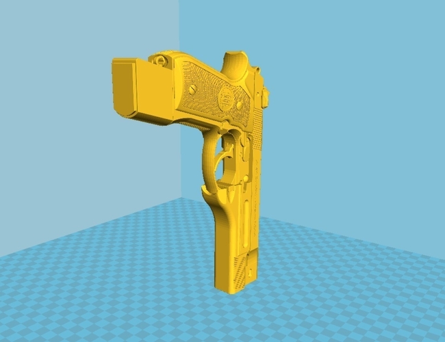 Pistol Beretta 92FS from the movie Underworld:Awakening 3D Print 407624