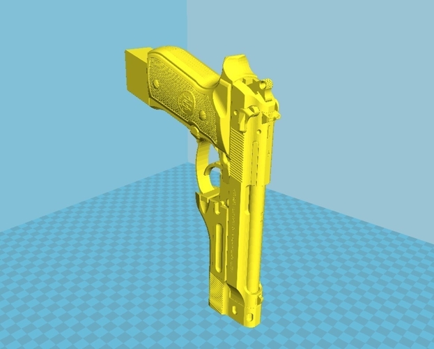 Pistol Beretta 92FS from the movie Underworld:Awakening 3D Print 407625
