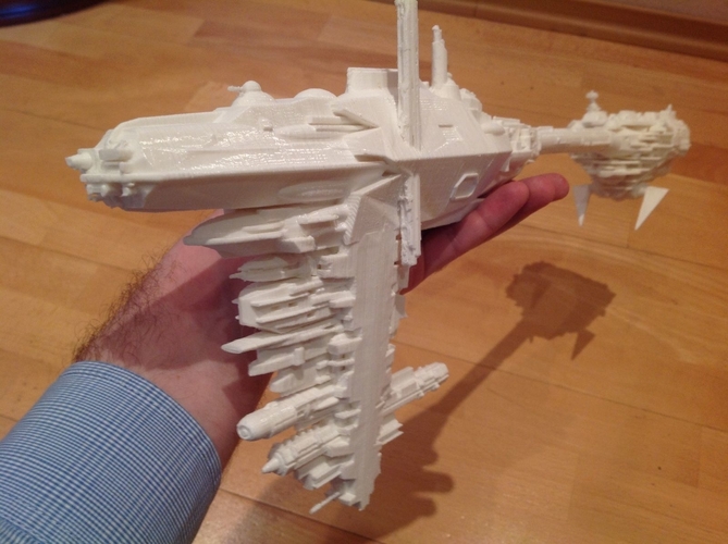 Star Wars Nebulon B Frigate 3D Print 407657