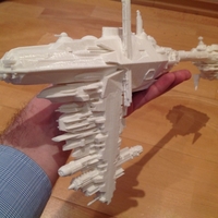 Small Star Wars Nebulon B Frigate 3D Printing 407657