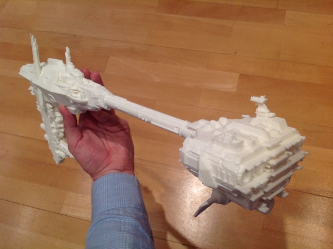 Star Wars Nebulon B Frigate 3D Print 407671
