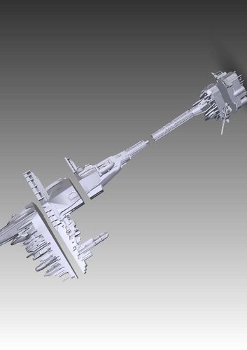 Star Wars Nebulon B Frigate 3D Print 407672