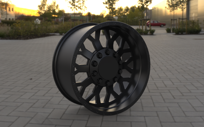 American Force G17 Evo 10 LUG Wheel Rim 3D Print 407746