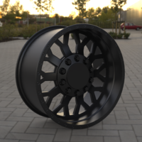 Small American Force G17 Evo 10 LUG Wheel Rim 3D Printing 407746