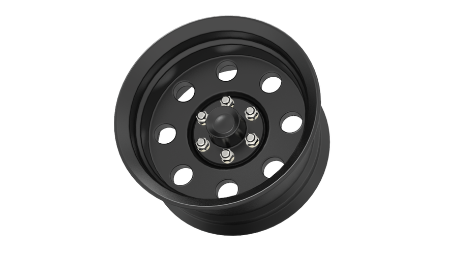 American Racing Baja Wheel 17X9 3D Print 407757