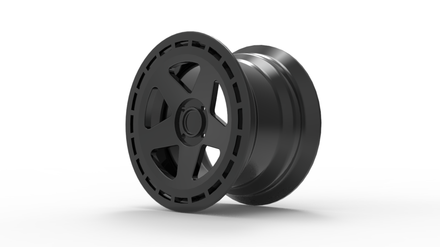 AMG CAR WHEEL RIM 3D Print 407761