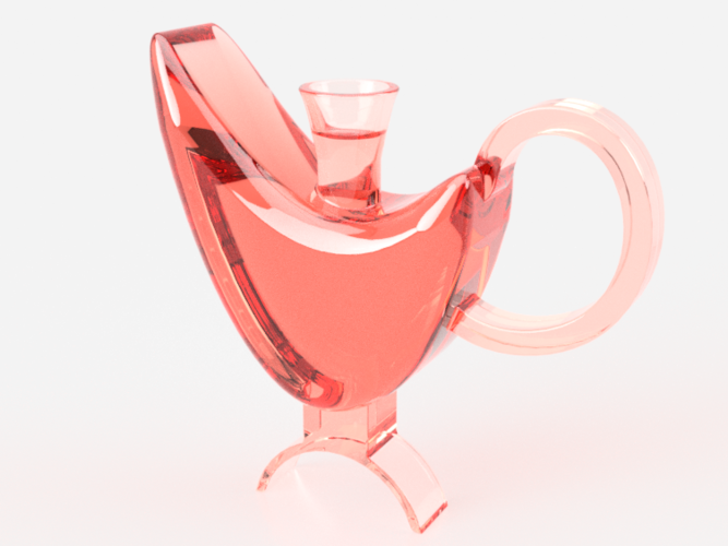 Glass (Red) 3D Print 407797