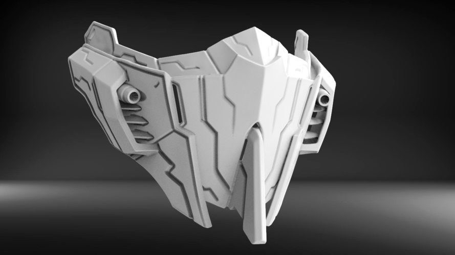 Mecha Mask V3 3D Print 407842