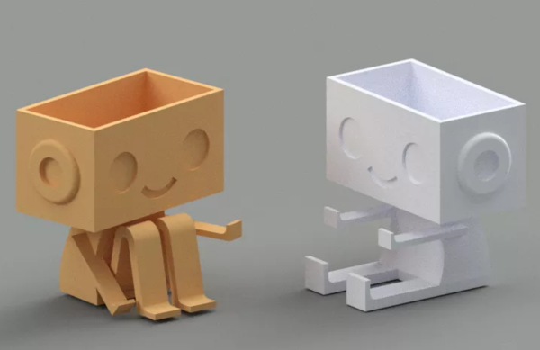 CUTE ROBOT PLANTER