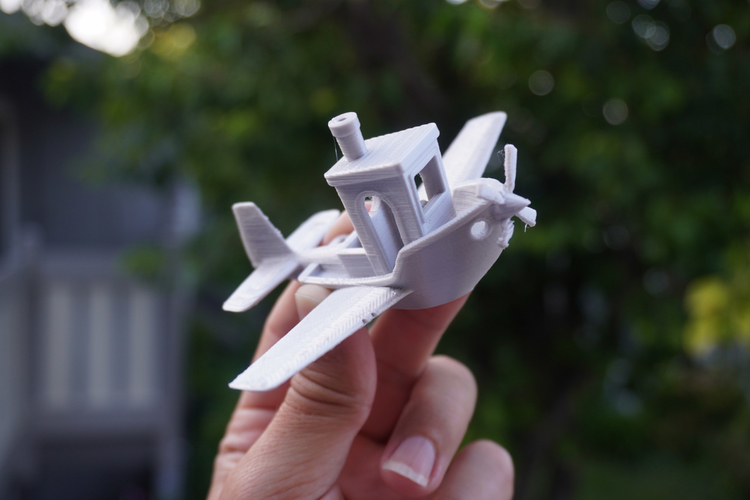 Flying Benchy 3D Print 407890