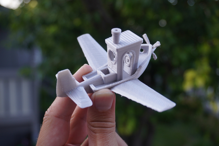 Flying Benchy 3D Print 407891