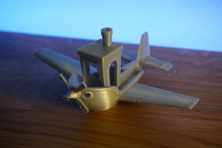 Flying Benchy 3D Print 407893