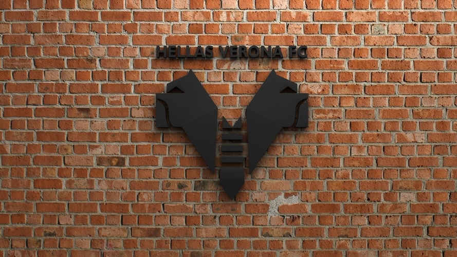 Hellas Verona FC Logo 3D Print 408051