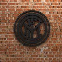 Small Inter Milan Logo 3D Printing 408054