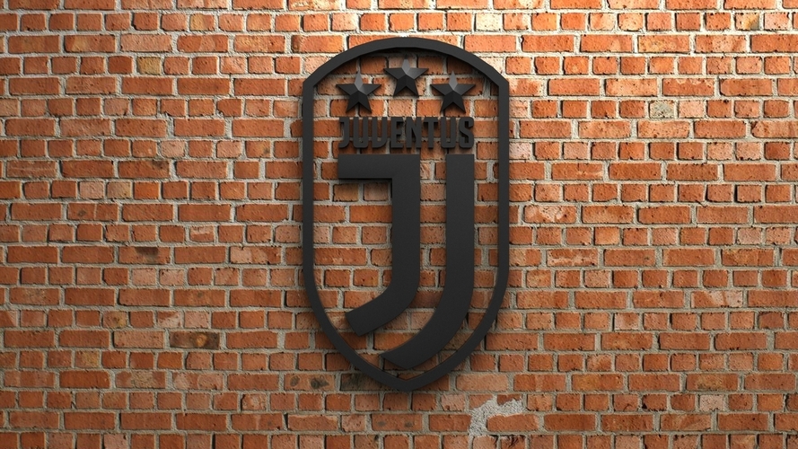 Juventus FC Logo with stars 3D Print 408060