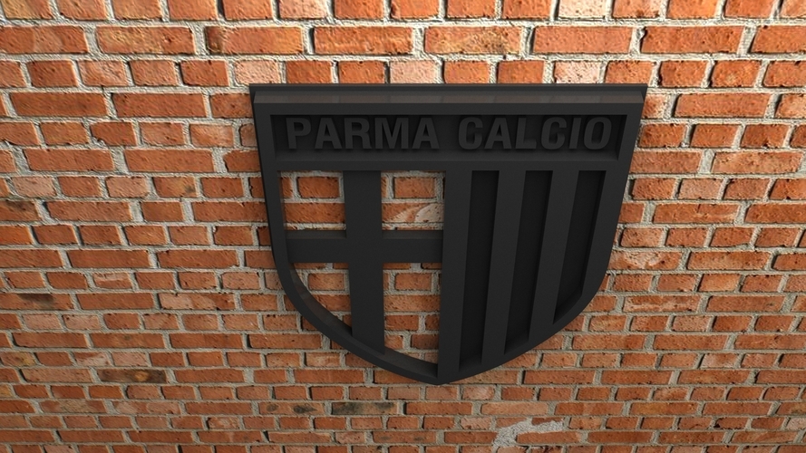 Parma Calcio 1913 Logo 3D Print 408073