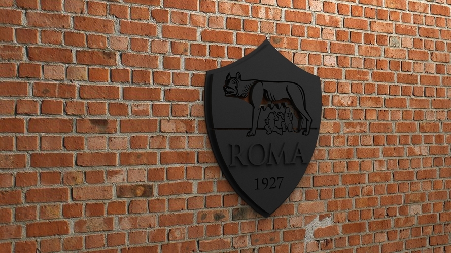 AS Roma Logo 3D Print 408075