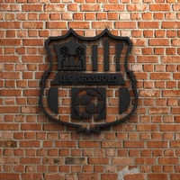 Small US Sassuolo Calcio Logo 3D Printing 408082