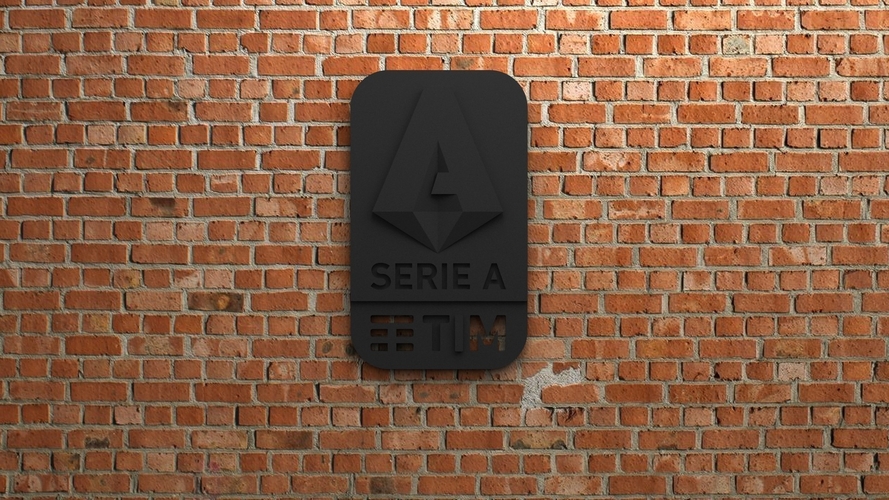 Lega Serie-A Logo 3D Print 408085