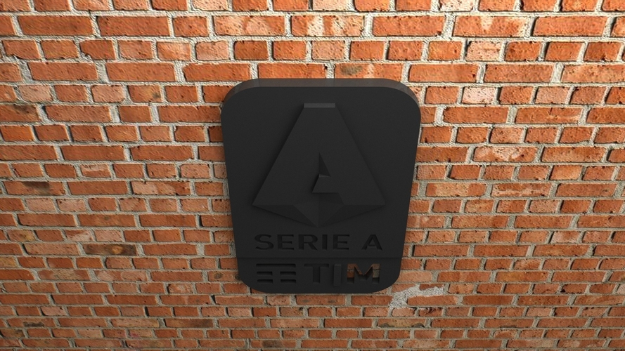 Lega Serie-A Logo 3D Print 408087