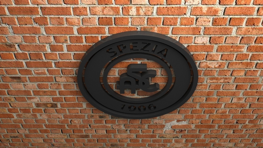 Spezia Calcio Logo 3D Print 408094