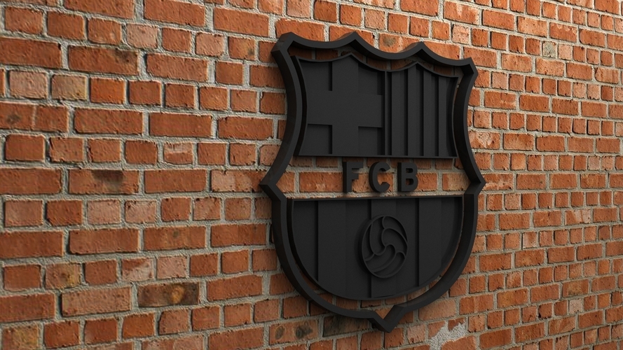 FC Barcelona Logo 3D Print 408112