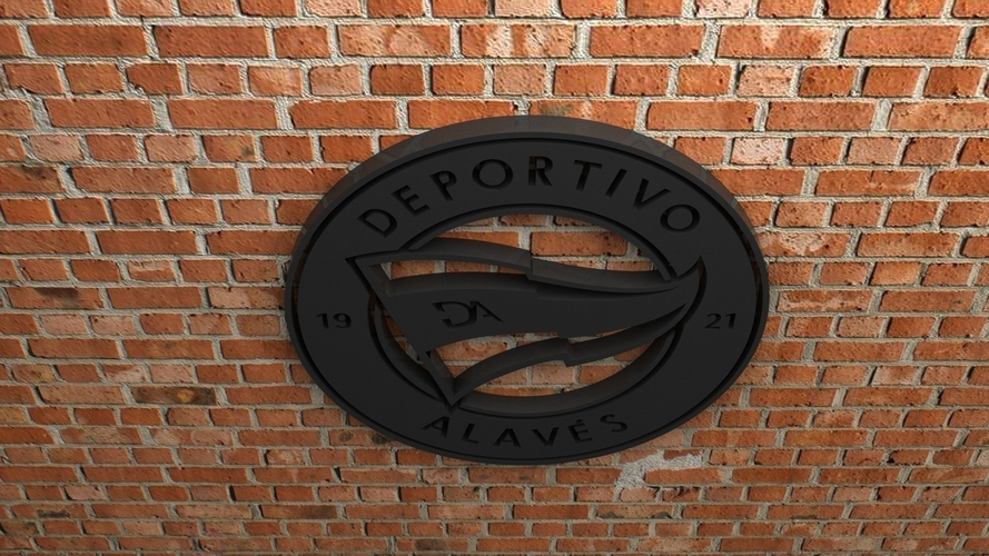 Deportivo Alaves Logo 3D Print 408127