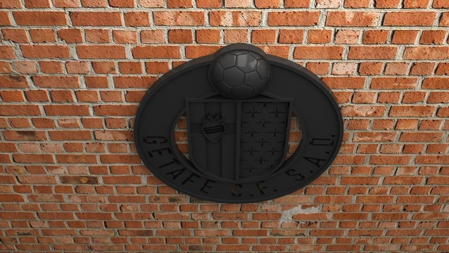 Getafe CF Logo 3D Print 408130