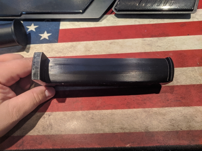 Olympic Weight Plate storage pin  rack mounted