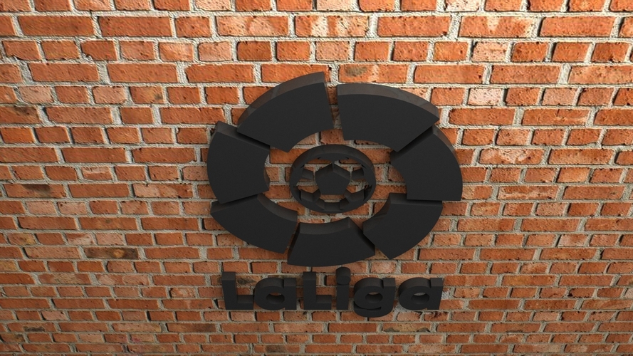 La Liga Logo 3D Print 408145