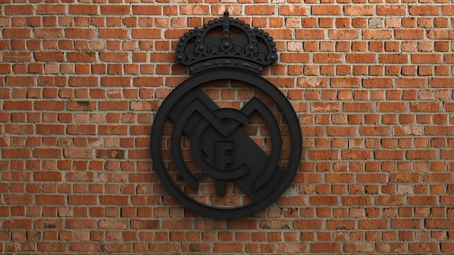 Real Madrid CF Logo 3D Print 408157