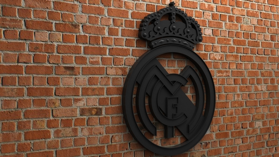 Real Madrid CF Logo 3D Print 408158