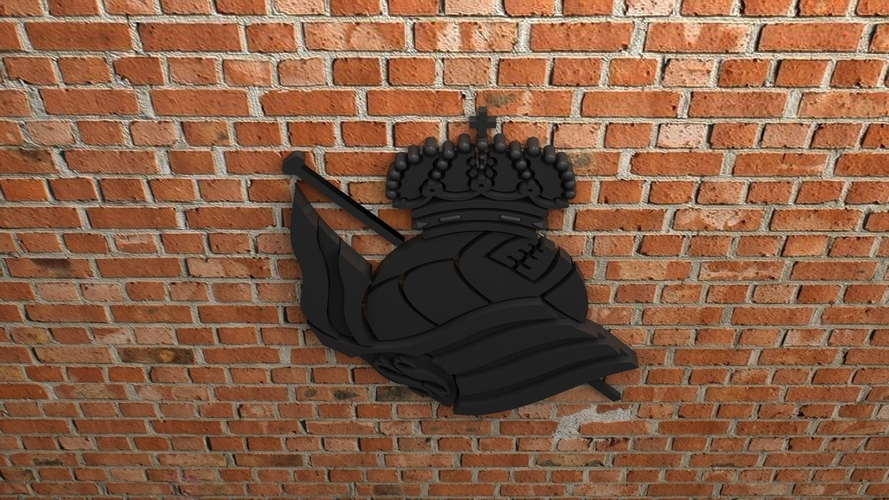 Real Sociedad Logo 3D Print 408163