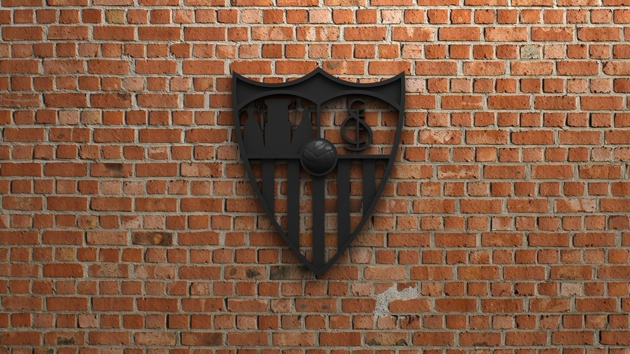 Sevilla FC Logo 3D Print 408186
