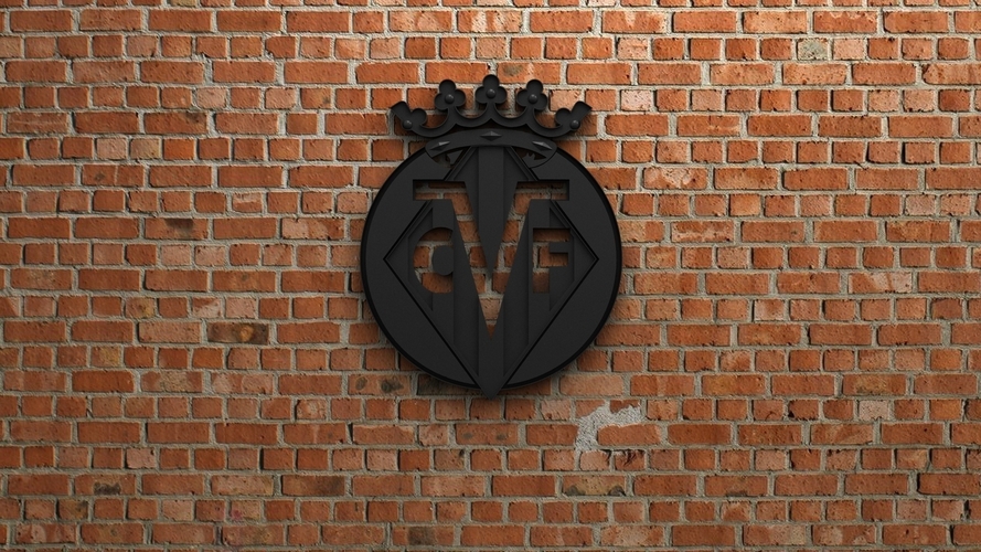 Villarreal CF Logo 3D Print 408193
