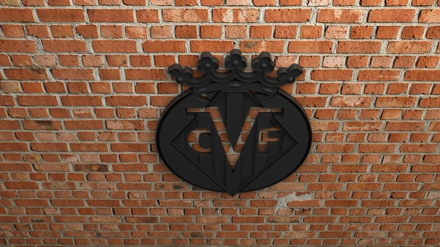 Villarreal CF Logo 3D Print 408195