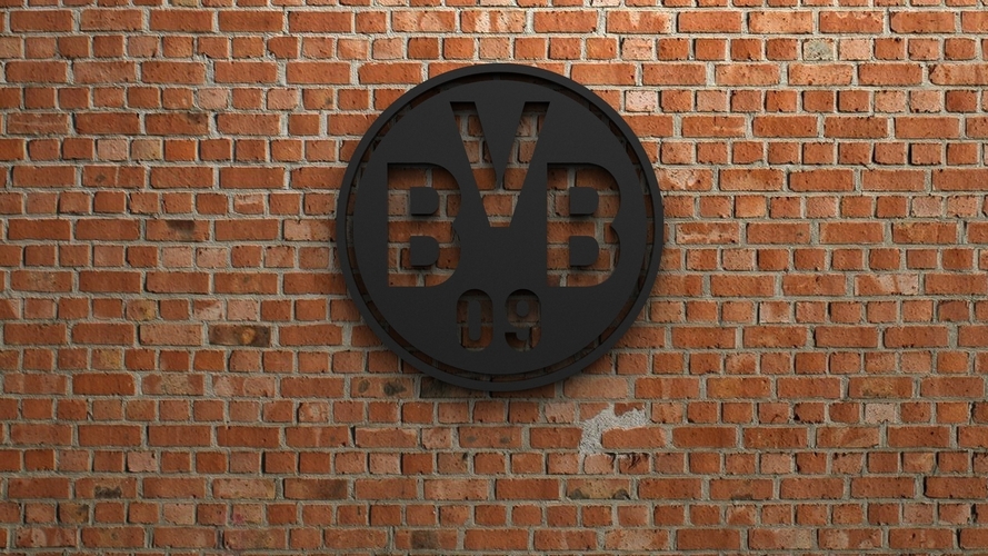 Borussia Dortmund Logo 3D Print 408232