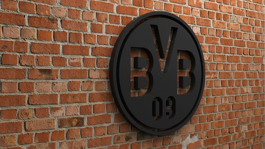 Borussia Dortmund Logo 3D Print 408233