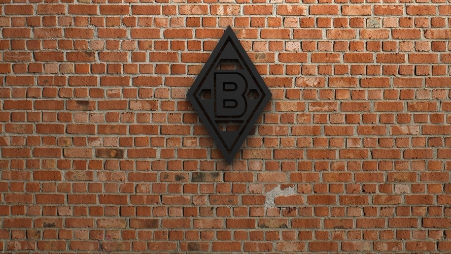 Borussia Mönchengladbach Logo 3D Print 408235