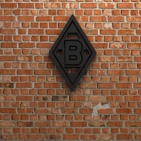 Small Borussia Mönchengladbach Logo 3D Printing 408235