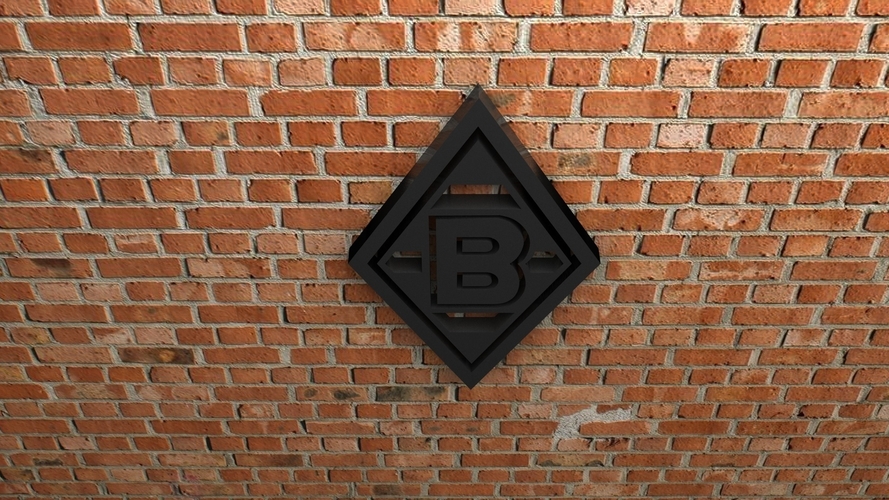 Borussia Mönchengladbach Logo 3D Print 408237