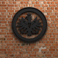 Small Eintracht Frankfurt Logo 3D Printing 408242