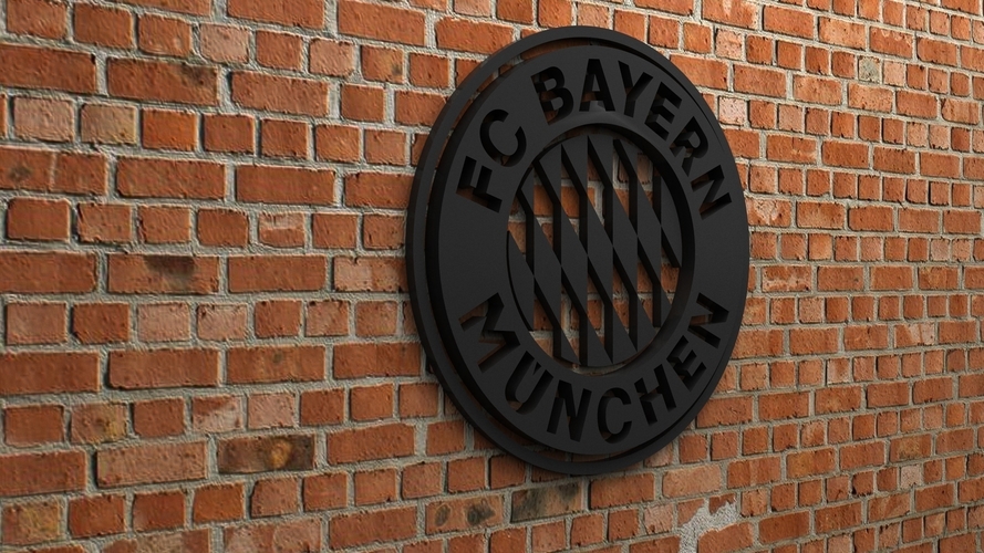 FC Bayern München Logo 3D Print 408249